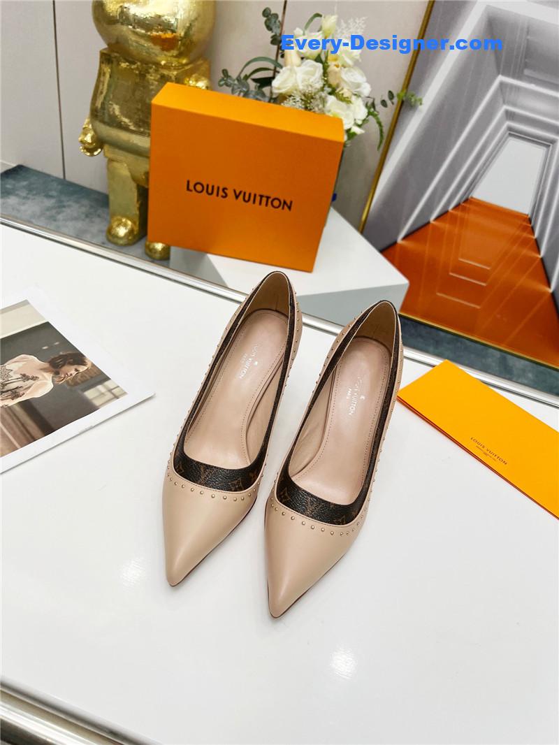 l0vis Vvtt0n lv logo leather shoes