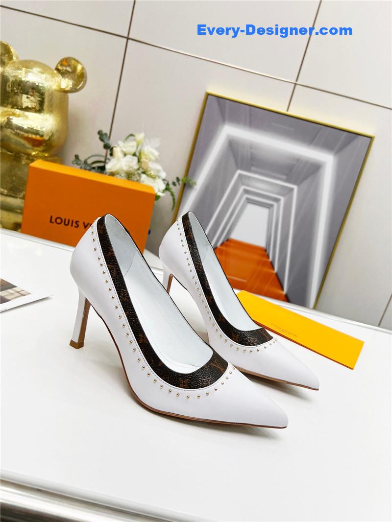 l0vis Vvtt0n lv logo leather shoes