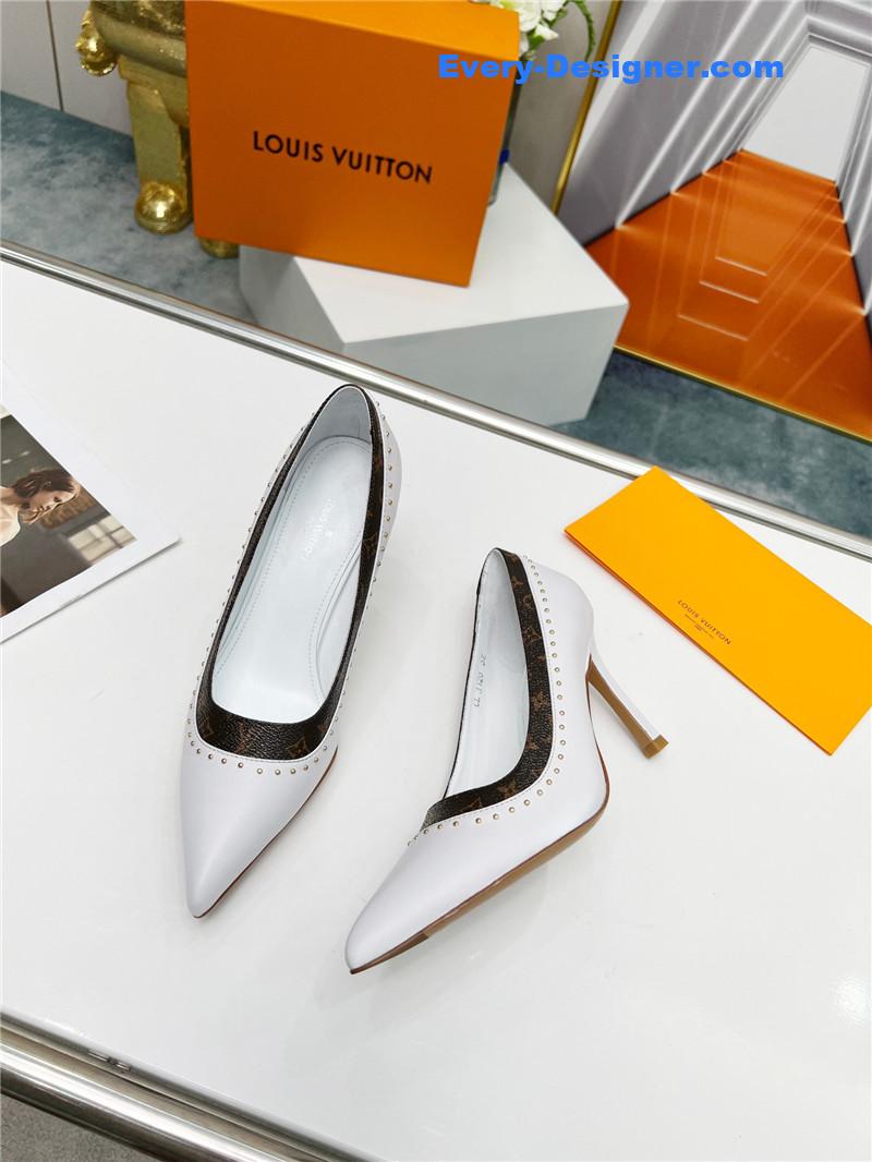 l0vis Vvtt0n lv logo leather shoes