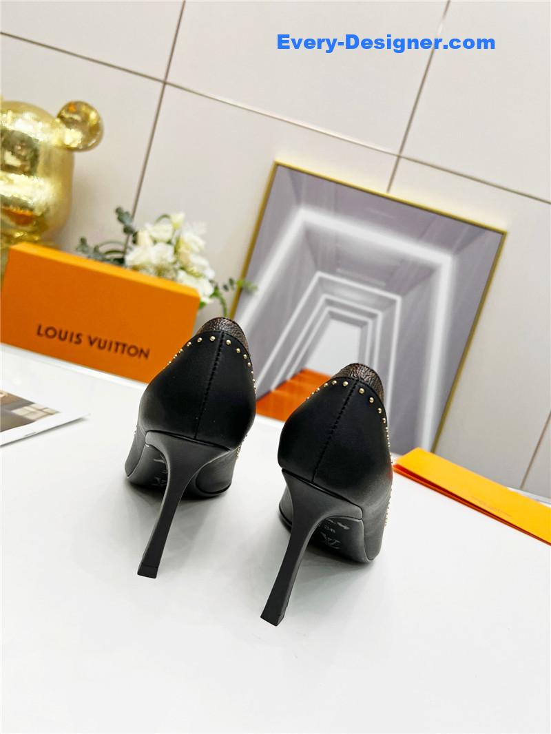 l0vis Vvtt0n lv logo leather shoes