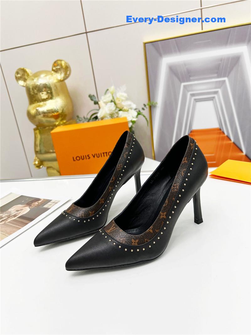 l0vis Vvtt0n lv logo leather shoes