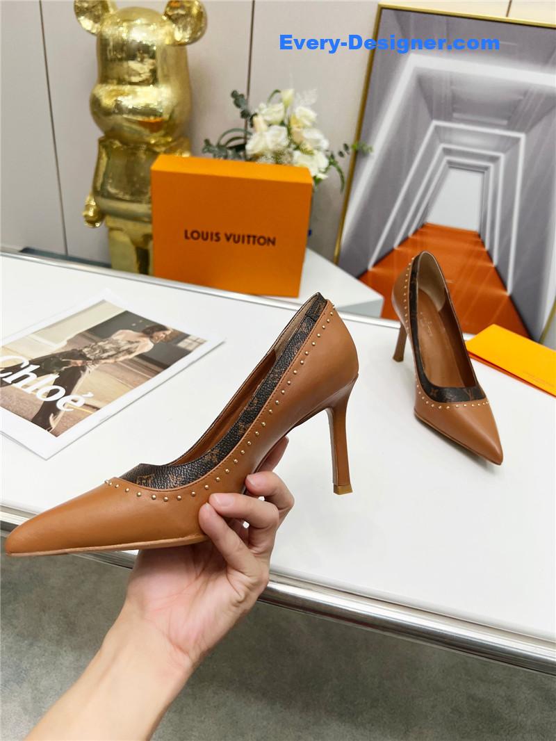 l0vis Vvtt0n lv logo leather shoes