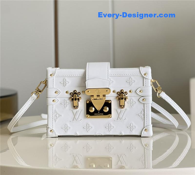 louis vuitton lv petite malle bag white