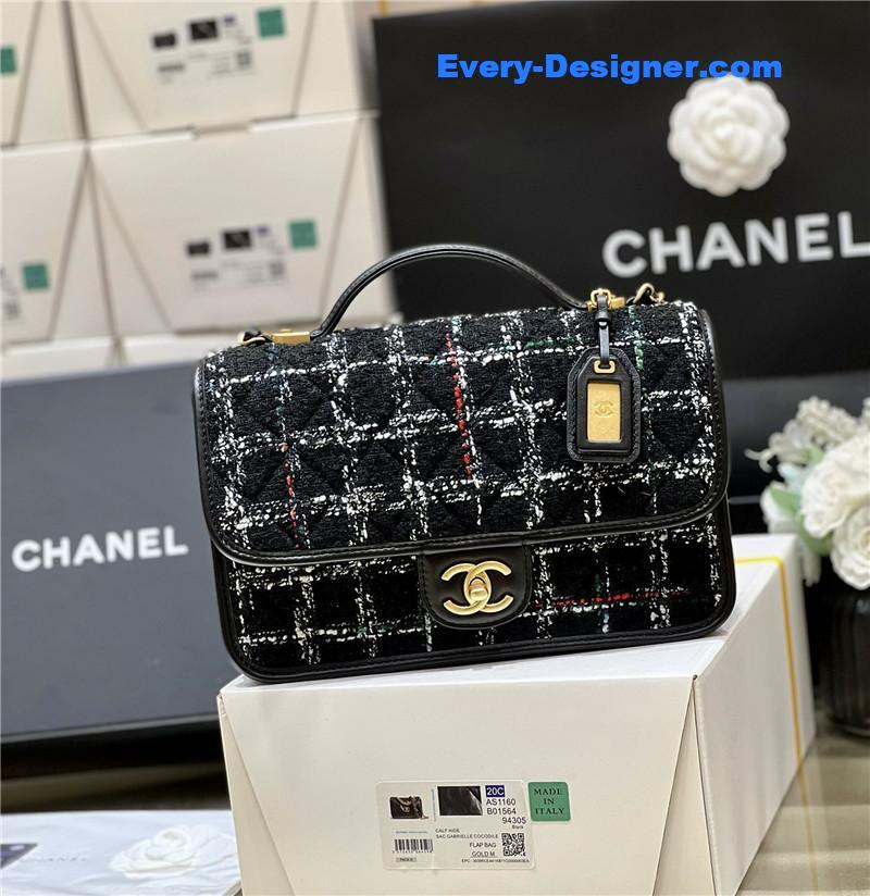 Ch**el woolen messenger bag