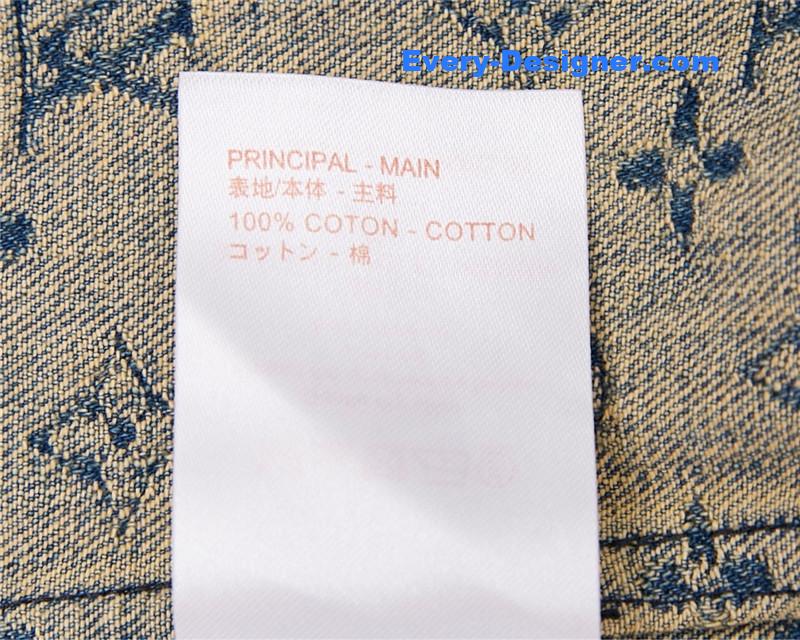 l0vis Vvtt0n lv jacquard denim jacket