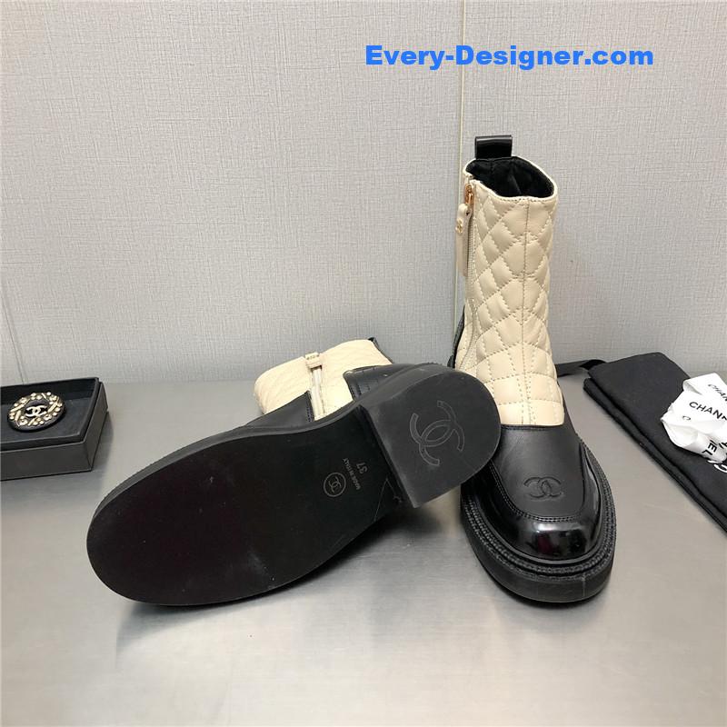 CC classic c embroidery ankle boots