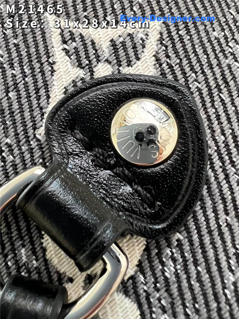 l0vis Vvtt0n neverfull pm denim shopping bag