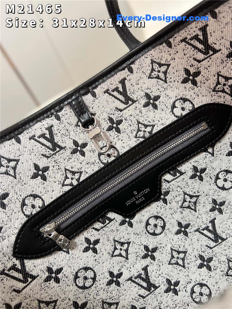 l0vis Vvtt0n neverfull pm denim shopping bag