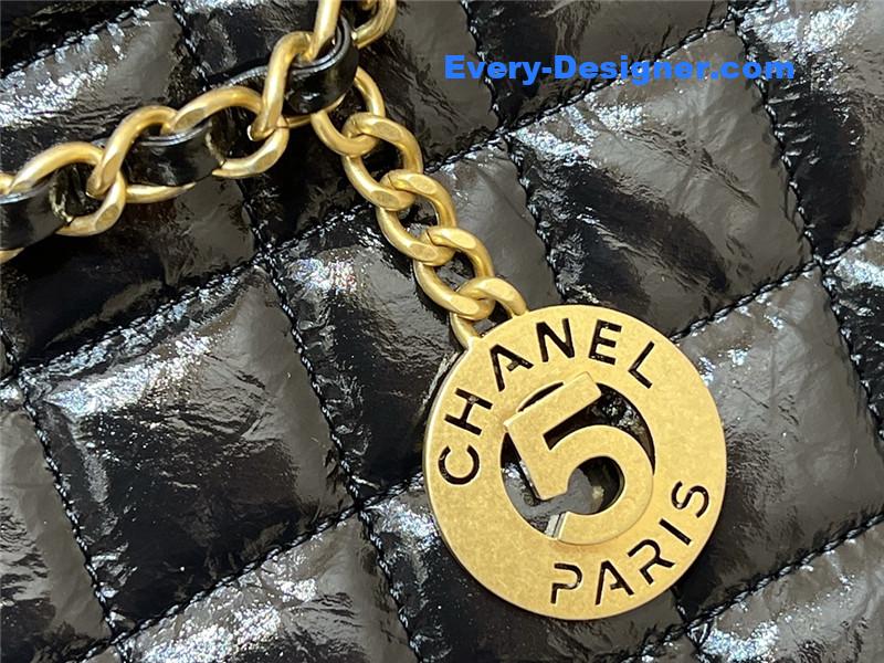 Ch**el number 5 gold coin tag hobo bag