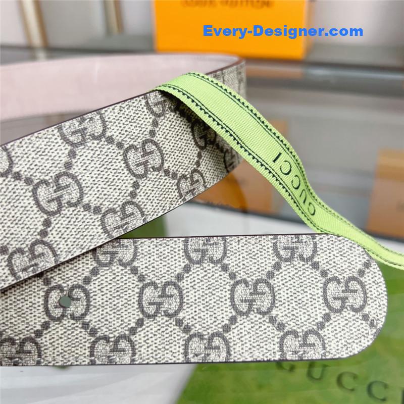 Gvc*1 beige gg svp*me canvas belt