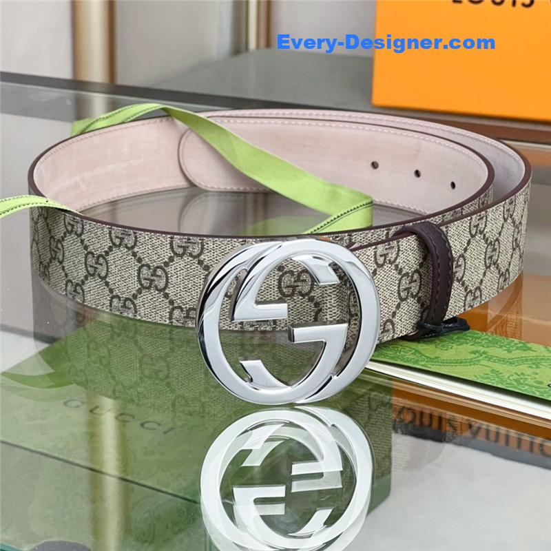 Gvc*1 beige gg svp*me canvas belt