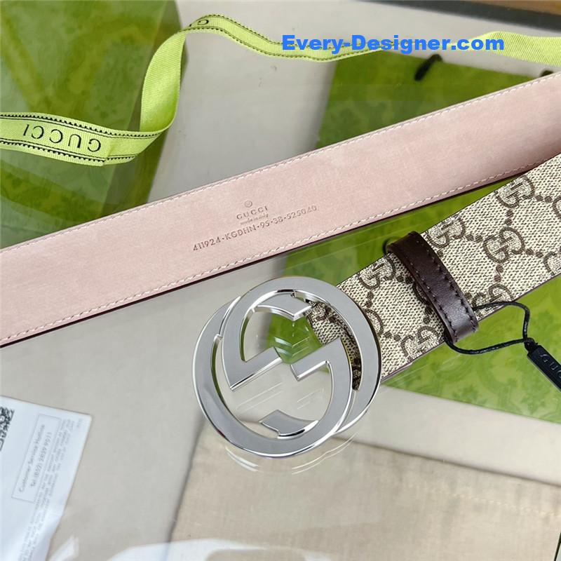 Gvc*1 beige gg svp*me canvas belt
