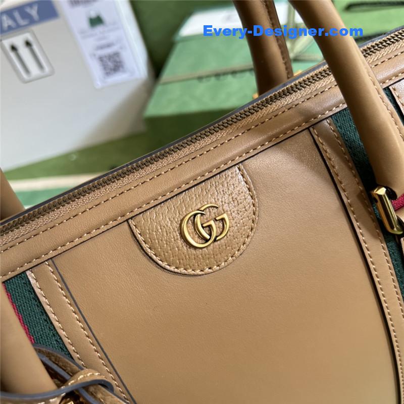 Gucci striped web tote