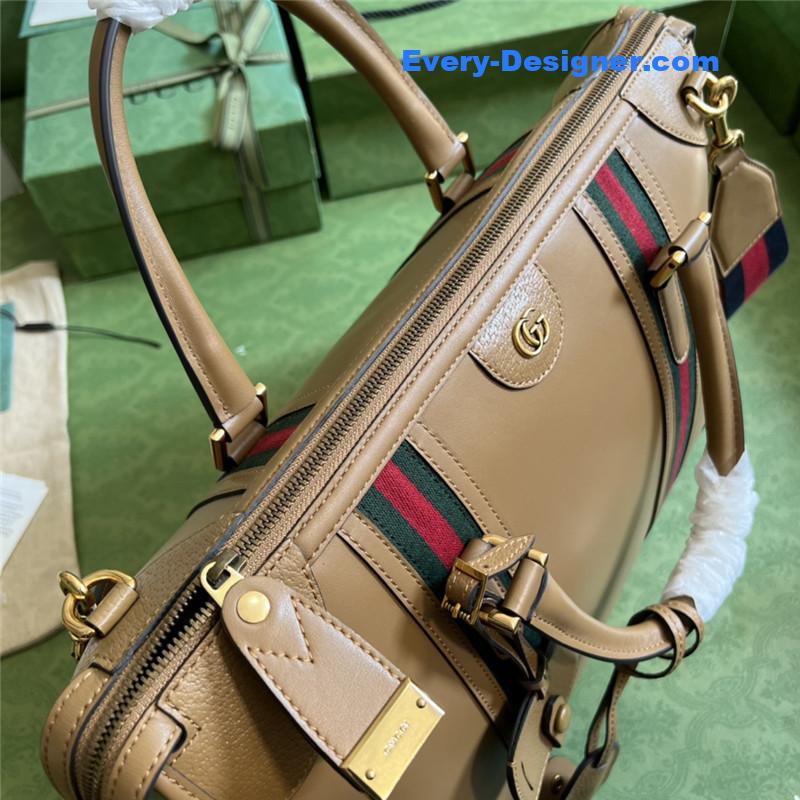 Gucci striped web tote