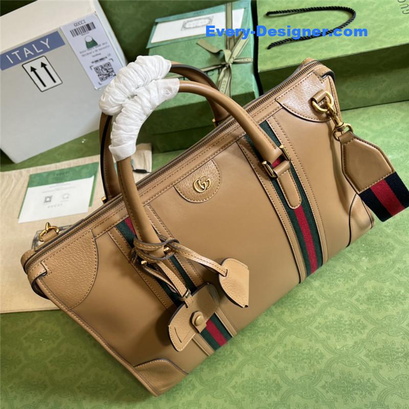 Gucci striped web tote