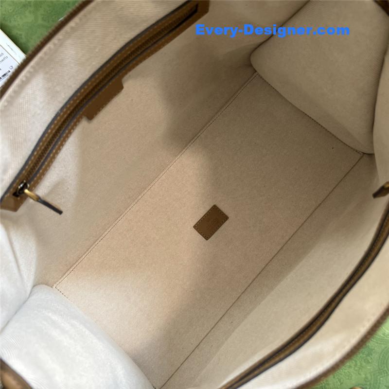 Gucci striped web tote