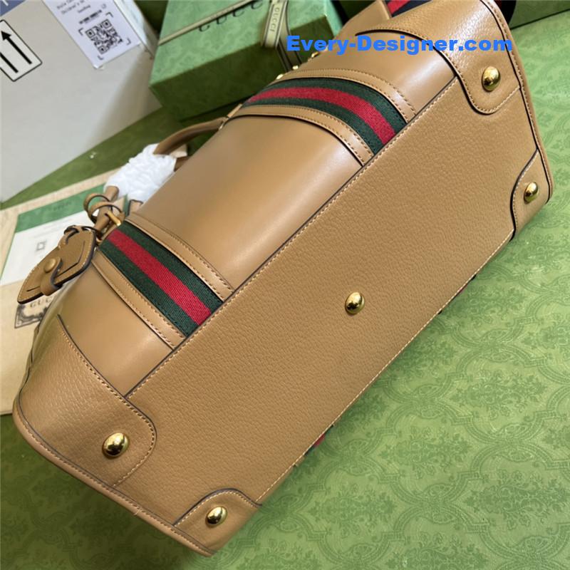 Gucci striped web tote