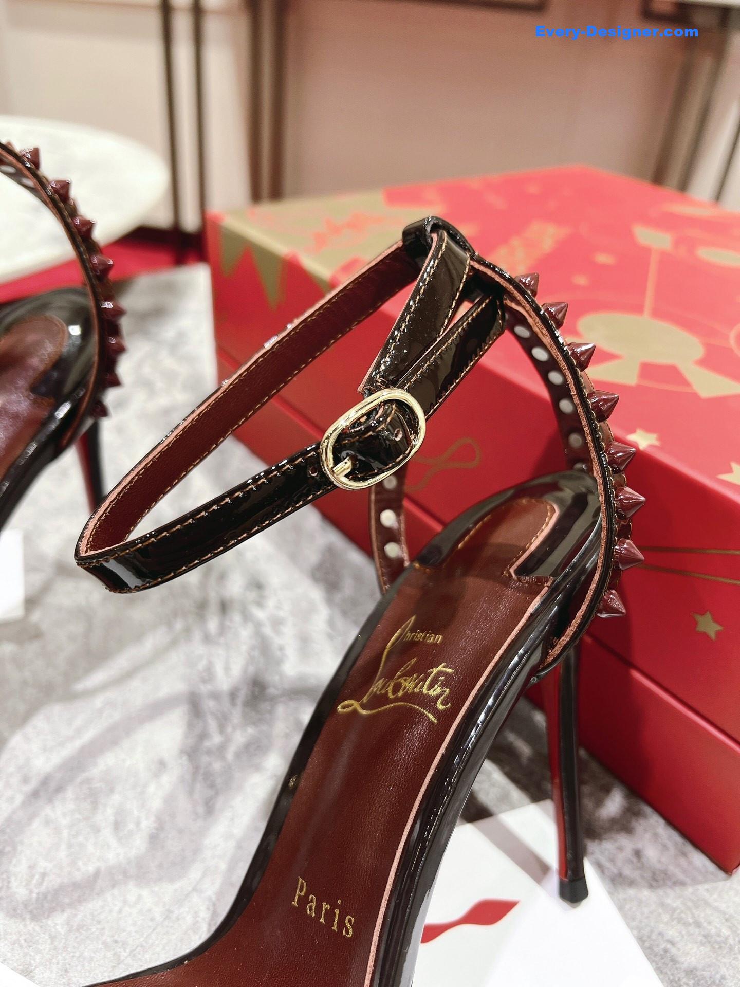 Chr1st1an louboutin spiked strappy sandals