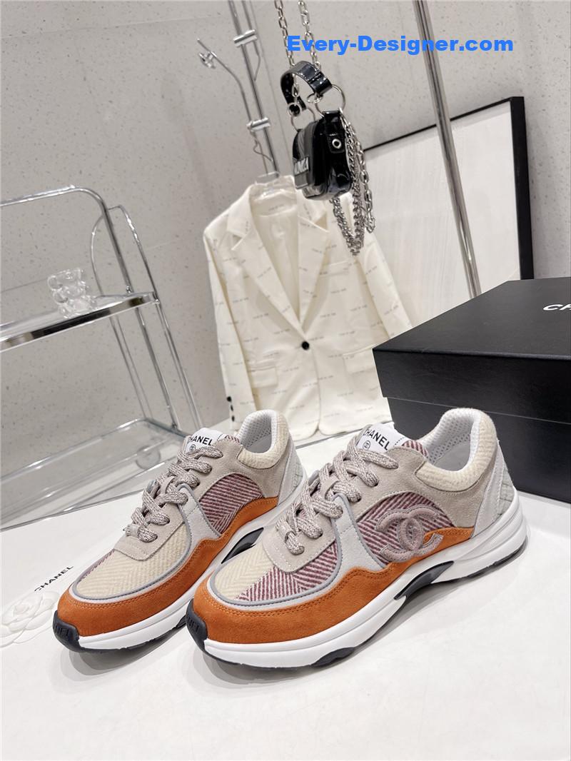 Ch**el logo casual sneakers womens