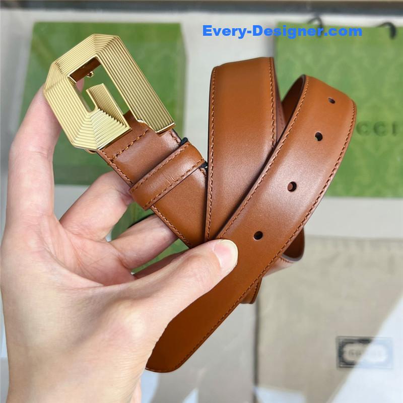 Gvc*1 g buckle narrow belt
