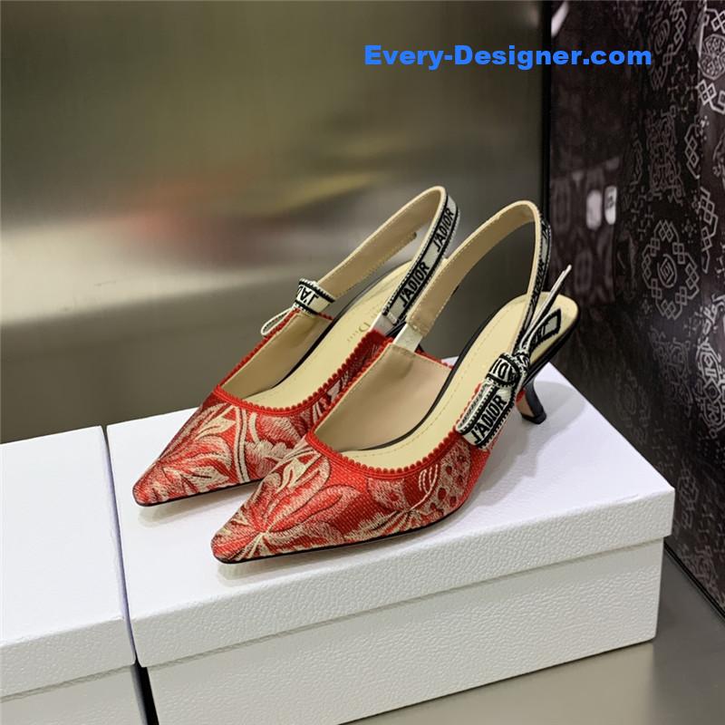 D10r high heel bowknot color matching women’s shoes