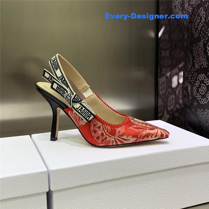D10r high heel bowknot color matching women’s shoes