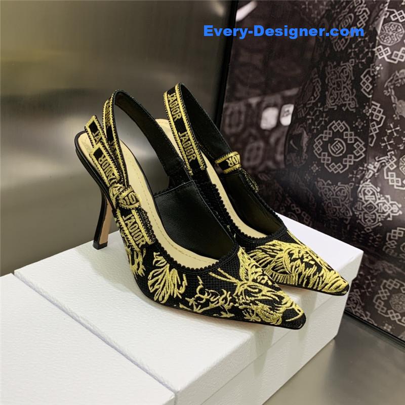 D10r high heel bowknot color matching women’s shoes