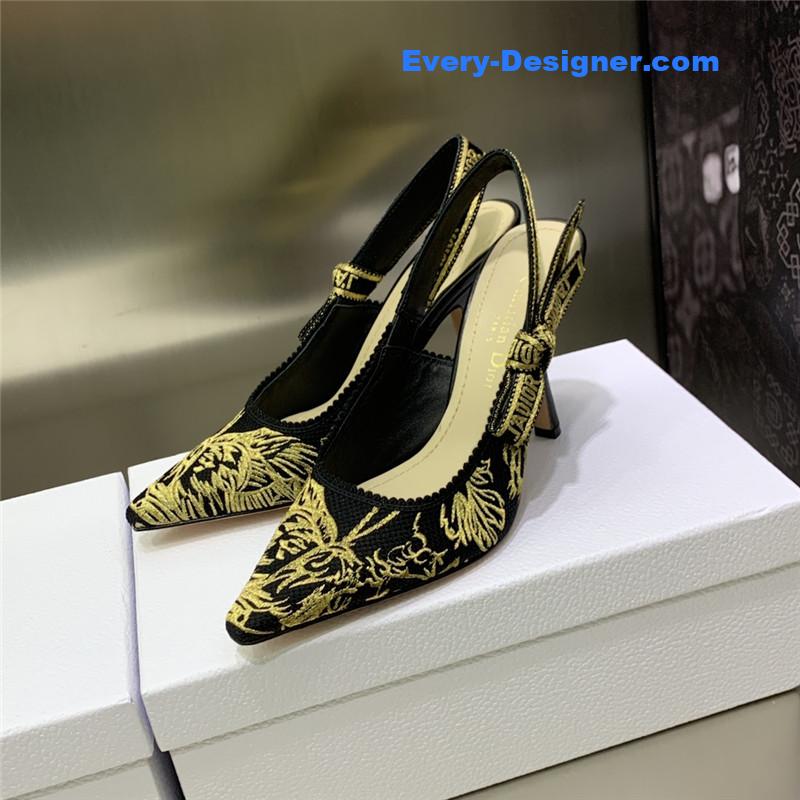 D10r high heel bowknot color matching women’s shoes