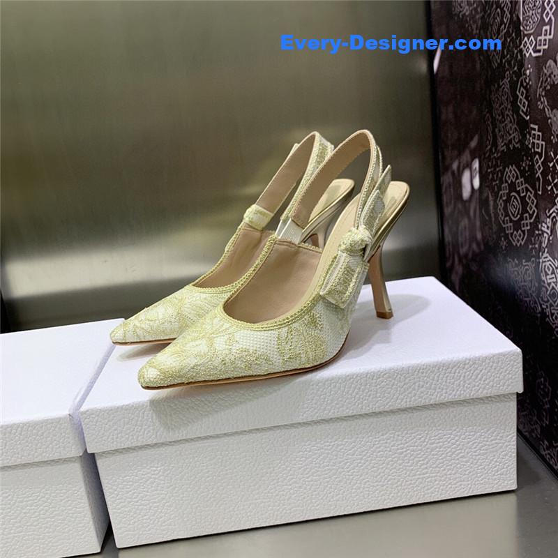 D10r high heel bowknot color matching women’s shoes