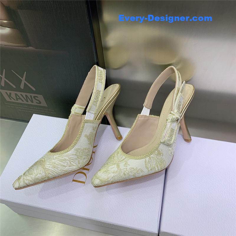 D10r high heel bowknot color matching women’s shoes