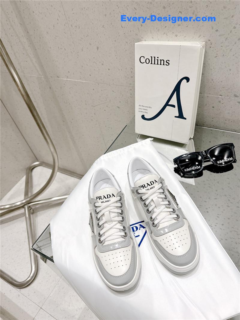 Pra*a leather sneakers