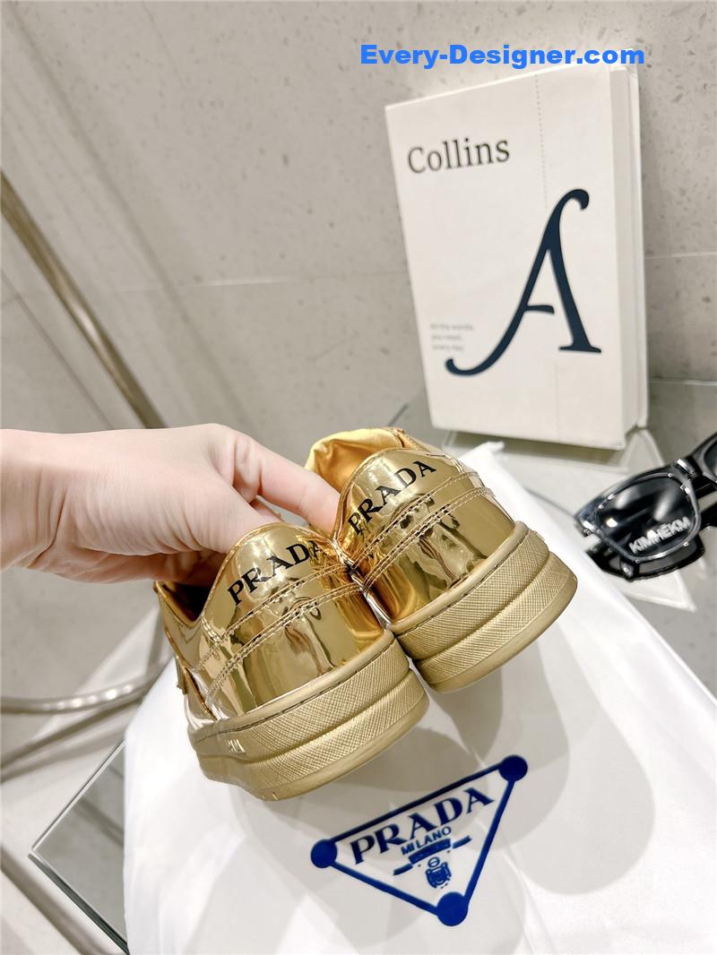 Pra*a leather sneakers