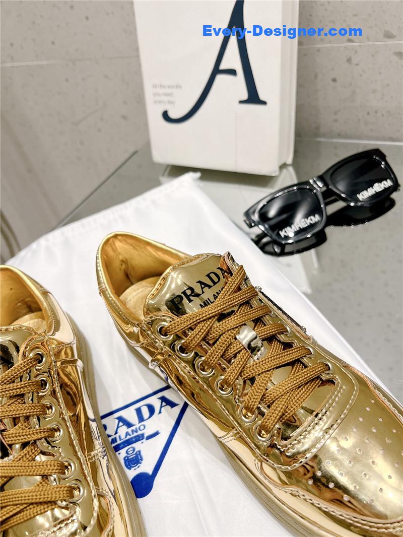 Pra*a leather sneakers