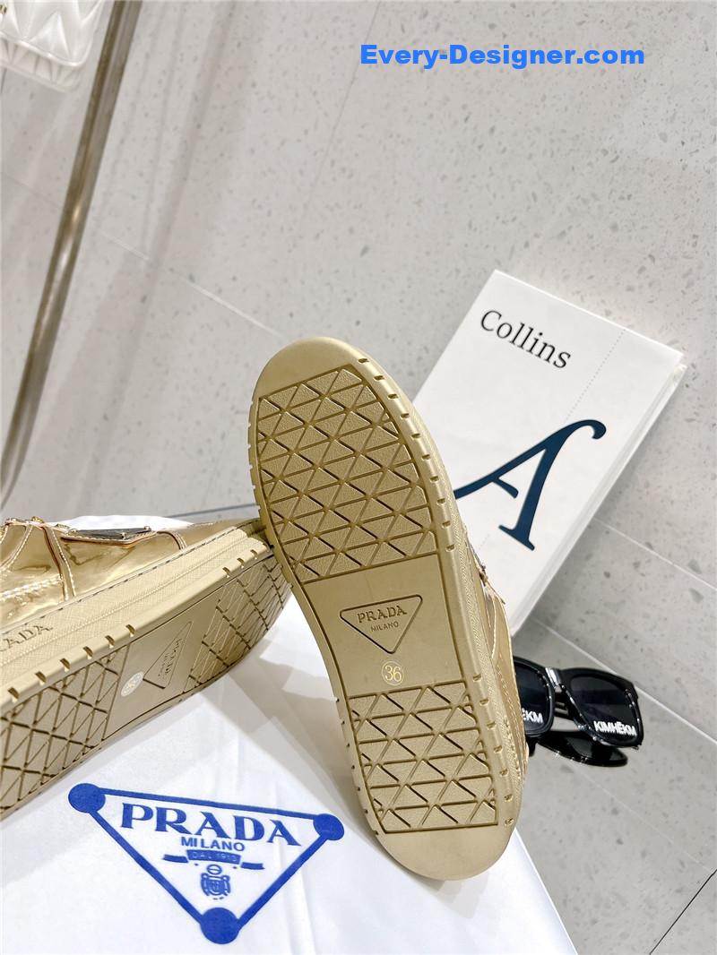 Pra*a leather sneakers