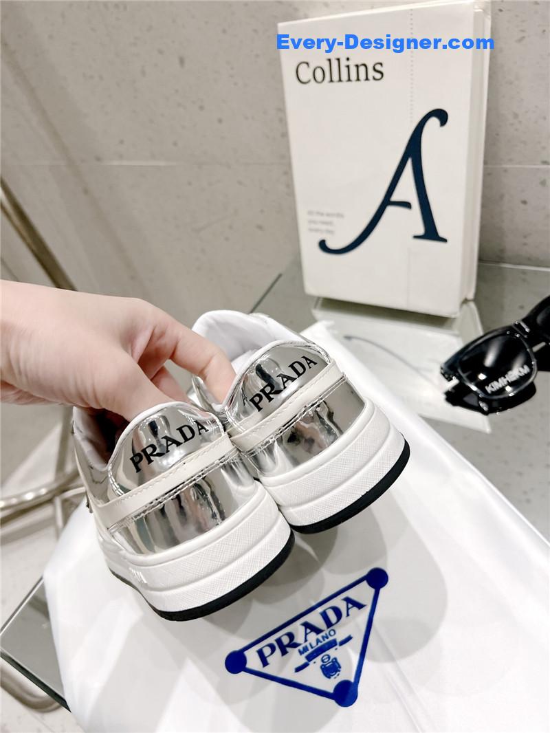 Pra*a leather sneakers