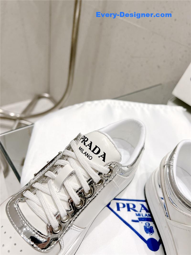 Pra*a leather sneakers