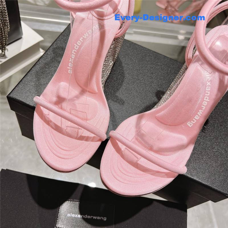 A1exa*der wang new rhinestone wedge high heels