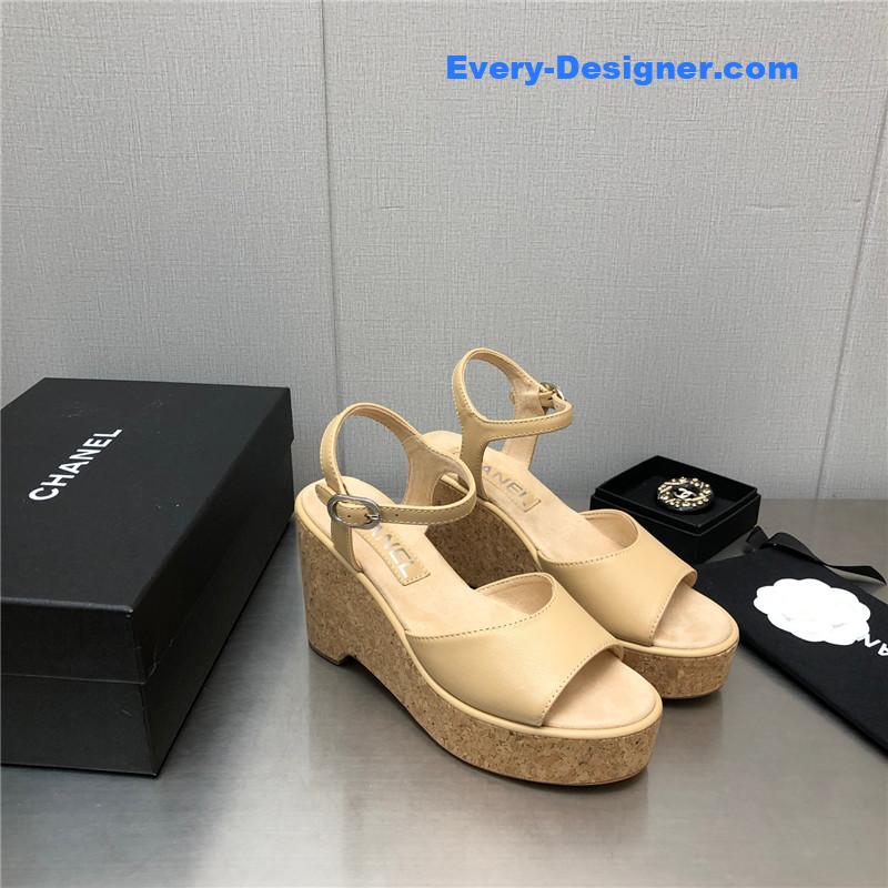 CC fish mouth stiletto sandals