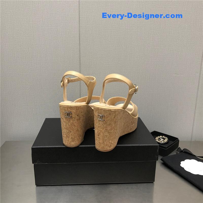 CC fish mouth stiletto sandals