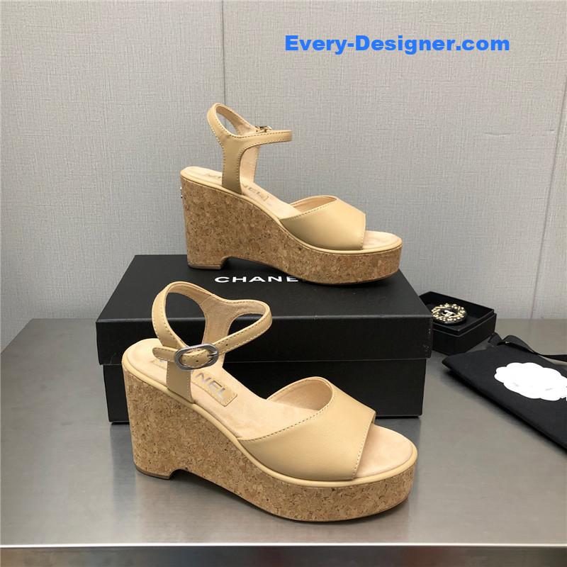 CC fish mouth stiletto sandals