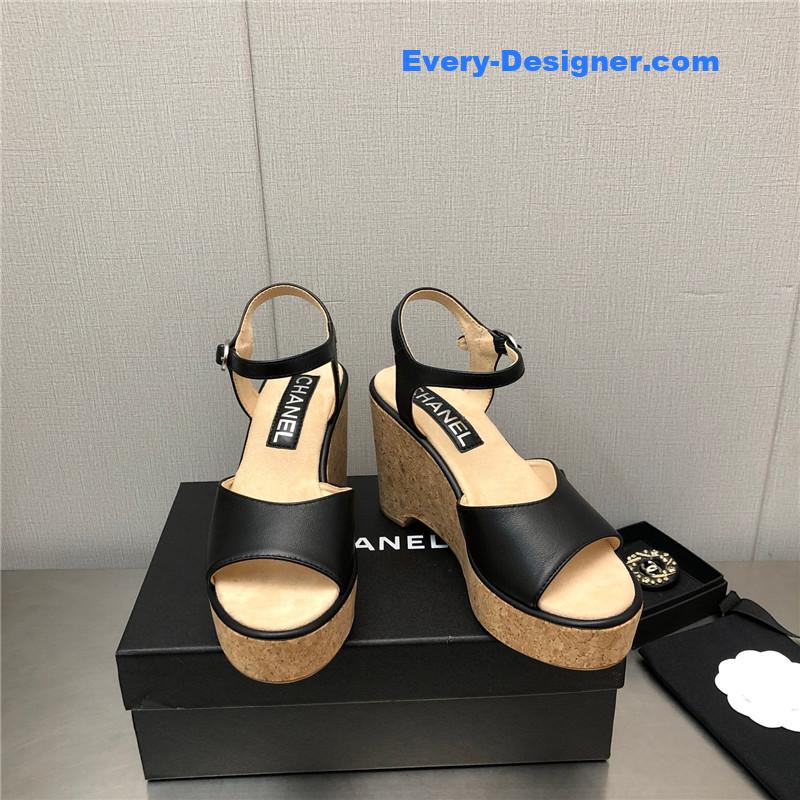 CC fish mouth stiletto sandals