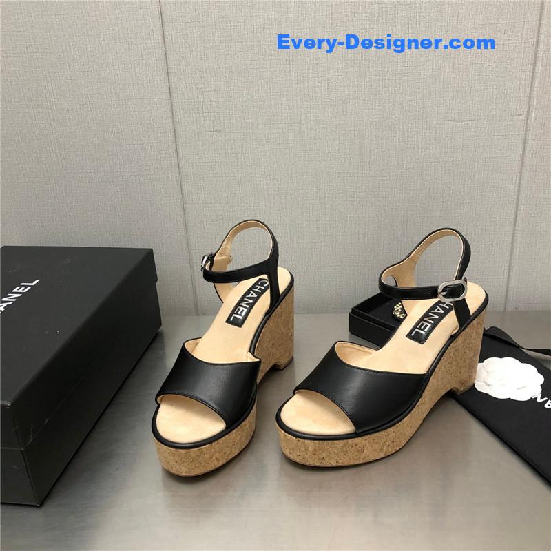 CC fish mouth stiletto sandals