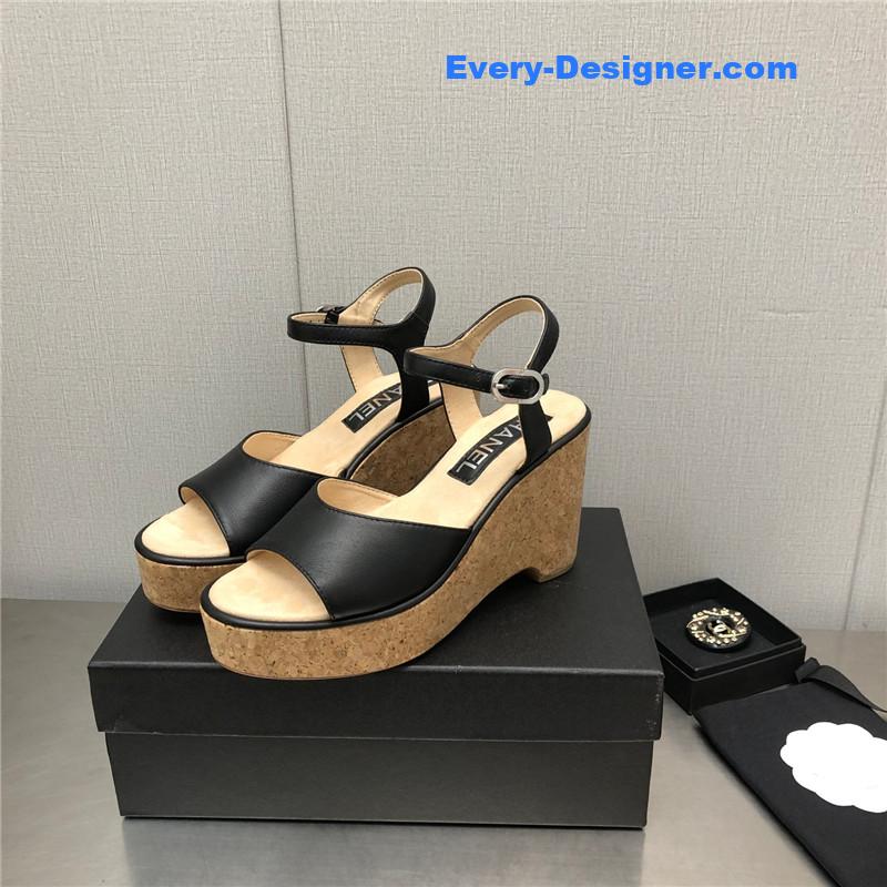 CC fish mouth stiletto sandals