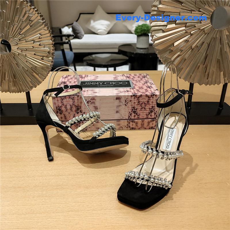 j1m*y ch00 high heel D1am0nd chain sandals