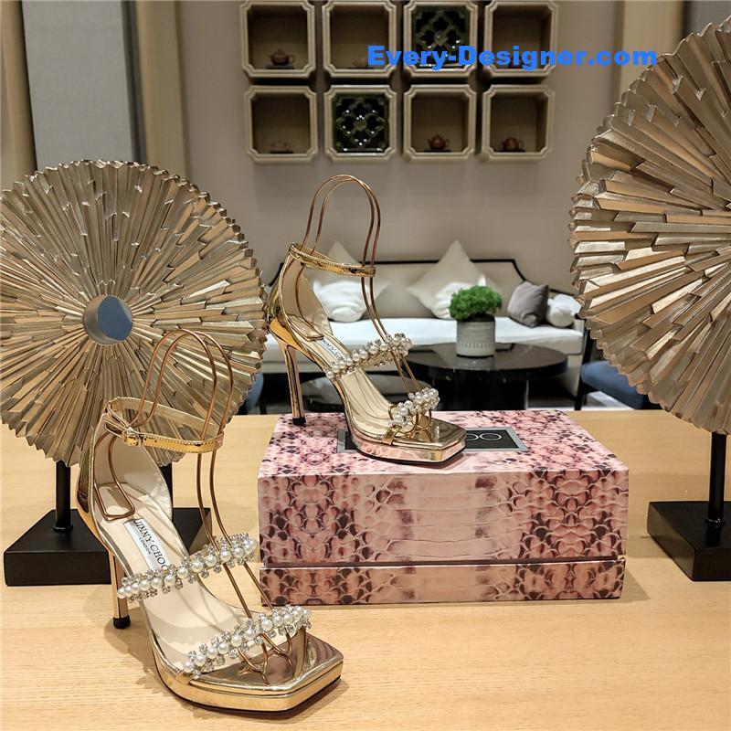 j1m*y ch00 high heel D1am0nd chain sandals