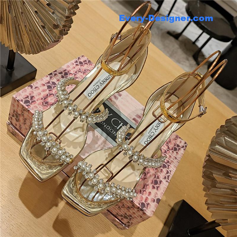 j1m*y ch00 high heel D1am0nd chain sandals