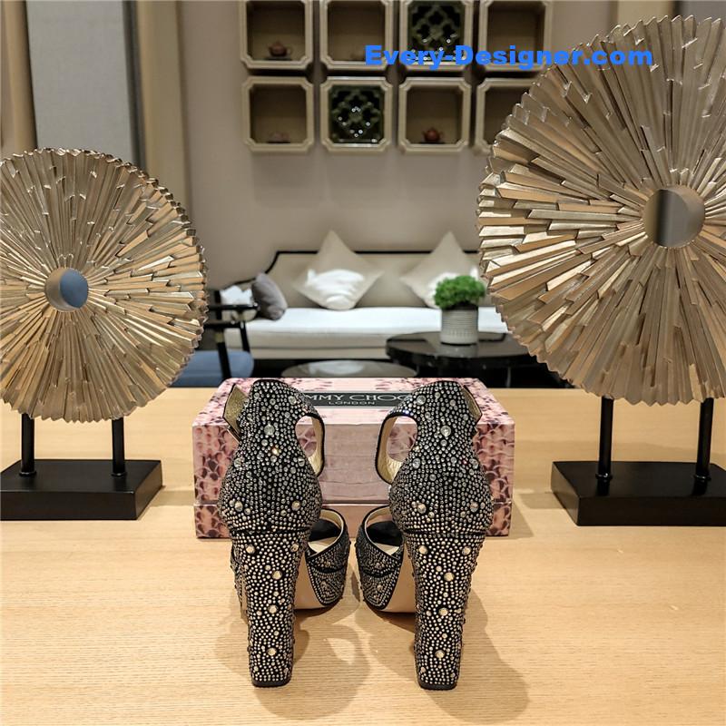 j1m*y ch00 high heel D1am0nd chain sandals