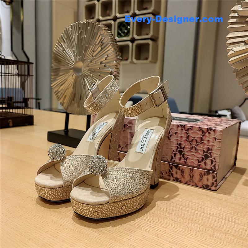 j1m*y ch00 high heel D1am0nd chain sandals