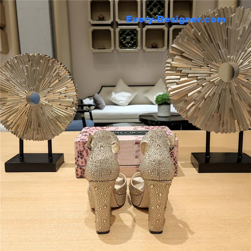 j1m*y ch00 high heel D1am0nd chain sandals