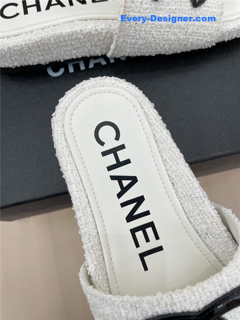 CC new big double C lazy slippers